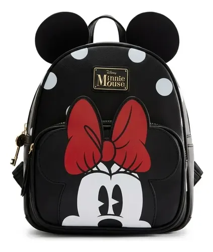 MOCHILA MINNIE MOUSE NEGRA